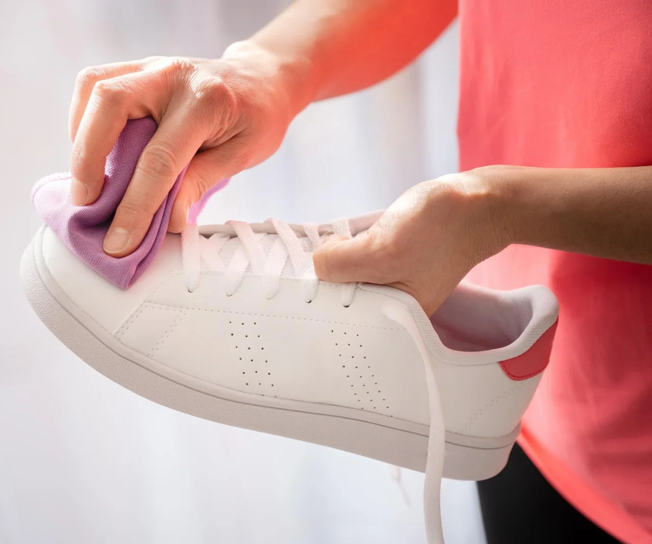 Ich reinige weiße Schuhe nur damit! Das Mischungsverhältnis 1:1:1 macht die Schuhe sauber wie die Gipfel der Alpen!
